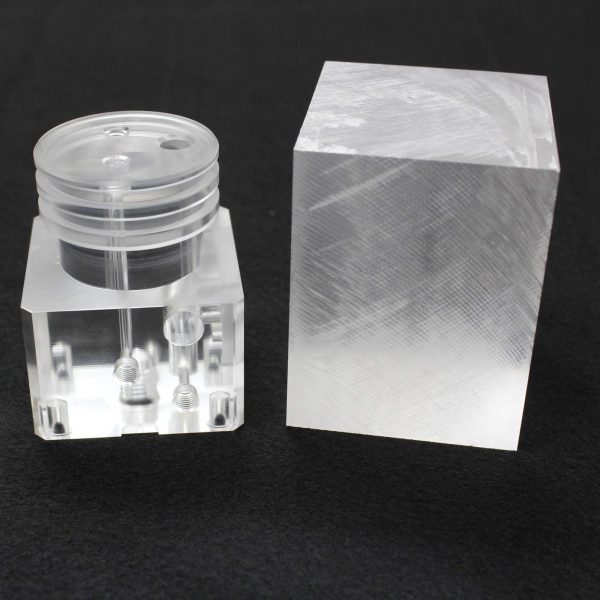 CNC Machined Acrylic (PMMA) Fluidic Hub