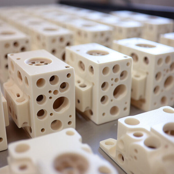 CNC Machined PEEK components in stock